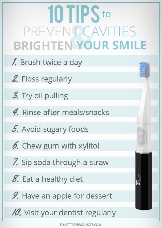 10 tips to follow to prevent cavity and have a brighter smile